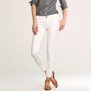 J.Crew White Toothpick Jeans – Size 25